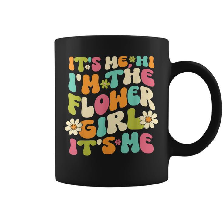 Women Its Me Hi Im The Flower Girl Its Me Groovy Flower Girl Coffee Mug