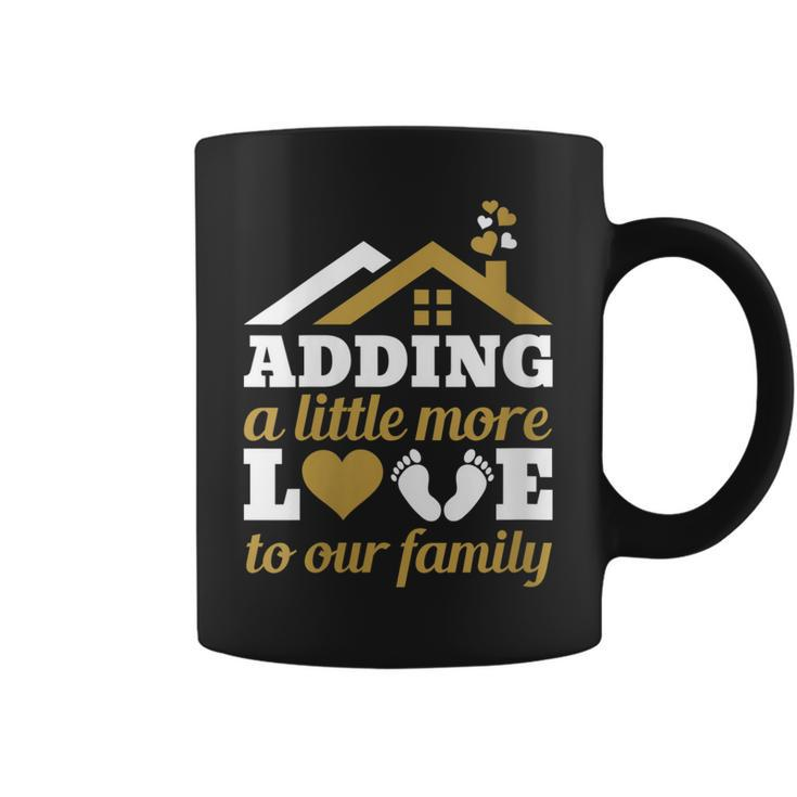 Womens Baby Adding More Love To The House New Expecting Mom Gift  Coffee Mug