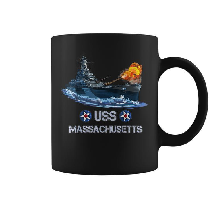 World War 2 United States Navy Uss Massachusetts Battleship  Coffee Mug