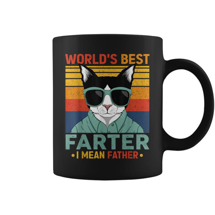 Worlds Best Farter I Mean Father Funny Best Dog Dad Ever  Coffee Mug