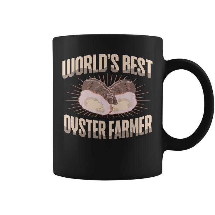 World's Best Oyster Farmer Shucking Buddy Seafood Coffee Mug