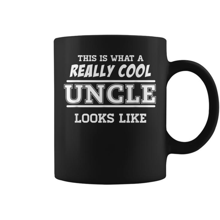 Worlds Best Uncle Really Cool Uncle T  Gift Coffee Mug