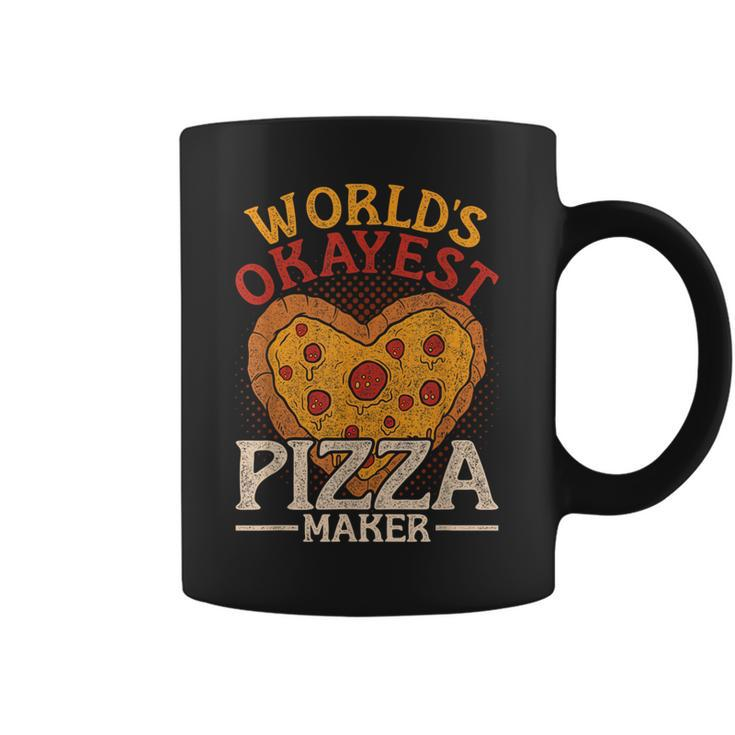 Worlds Okayest Pizza Maker Hobby Pizza Maker  Coffee Mug