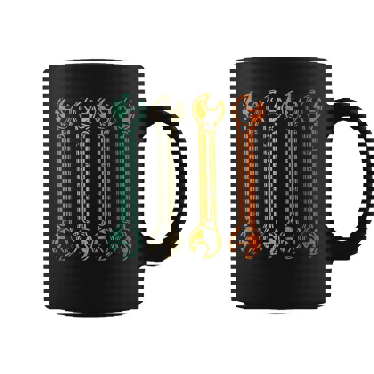 Wrenches Retro Car Mechanic Handyman Vintage Mechanic Funny Gifts Funny Gifts Coffee Mug