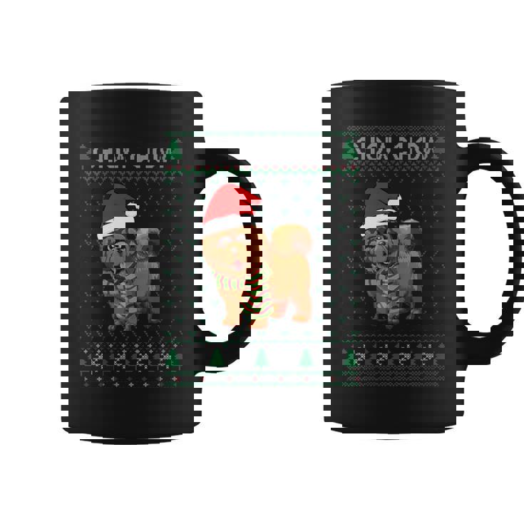 Xmas Chow Chow Dog Ugly Christmas Sweater Party Coffee Mug