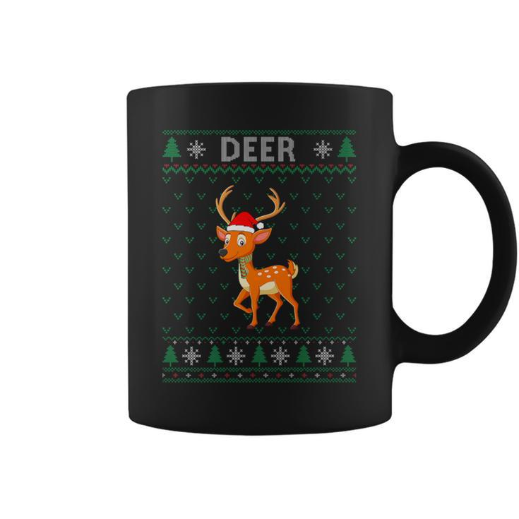 Xmas Deer  Ugly Christmas Sweater Party Coffee Mug