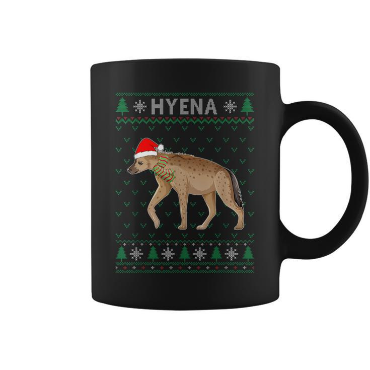 Xmas Hyena  Ugly Christmas Sweater Party Coffee Mug