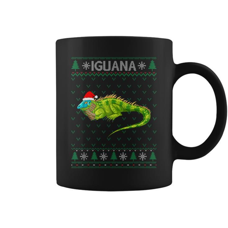 Xmas Iguana  Ugly Christmas Sweater Party Coffee Mug
