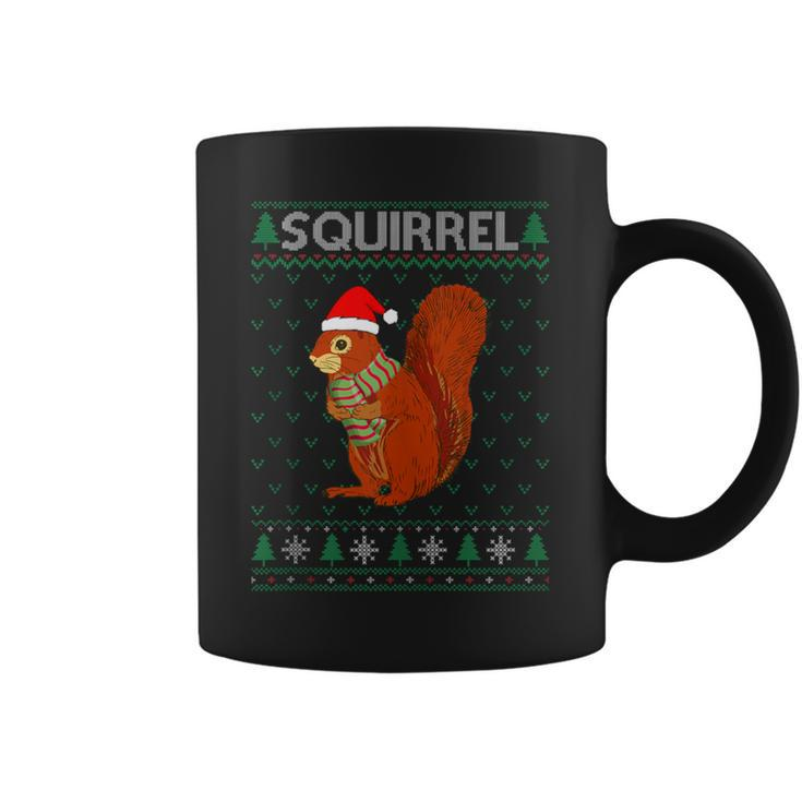 Xmas Squirrel  Ugly Christmas Sweater Party Coffee Mug