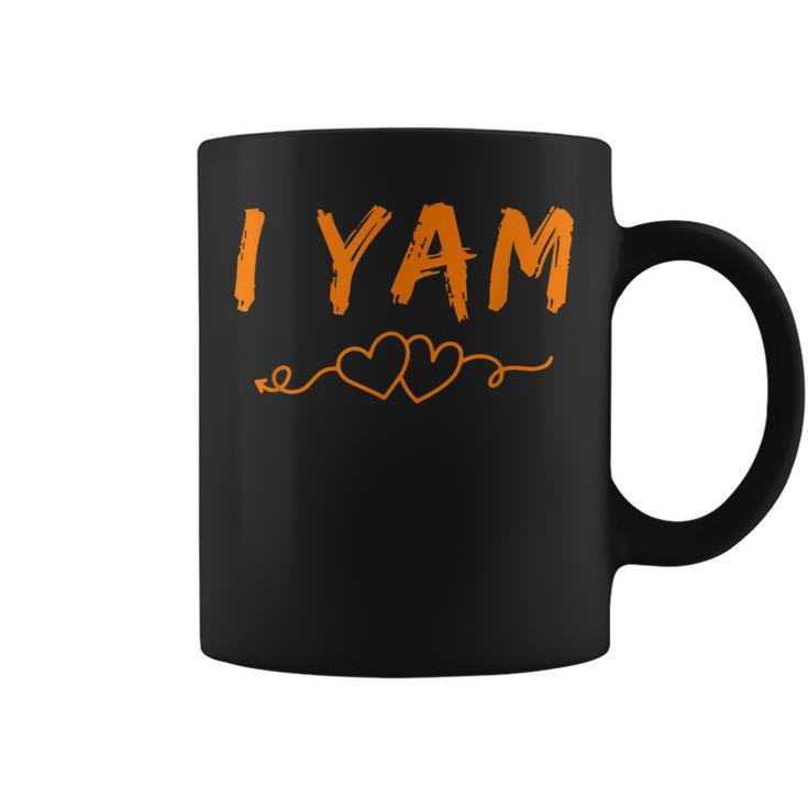 I Yam She's My Sweet Potato Couples Thanksgiving Coffee Mug