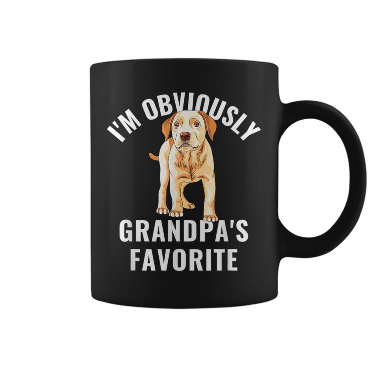Yellow Lab Grandpa Favorite Labrador Retriever  Coffee Mug