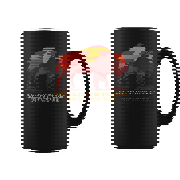 Yellowstone National Park Family Road Trip 2023 Coffee Mug