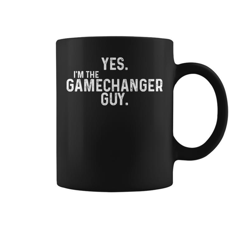 Yes Im The Gamechanger Guy Funny Baseball  Baseball Funny Gifts Coffee Mug