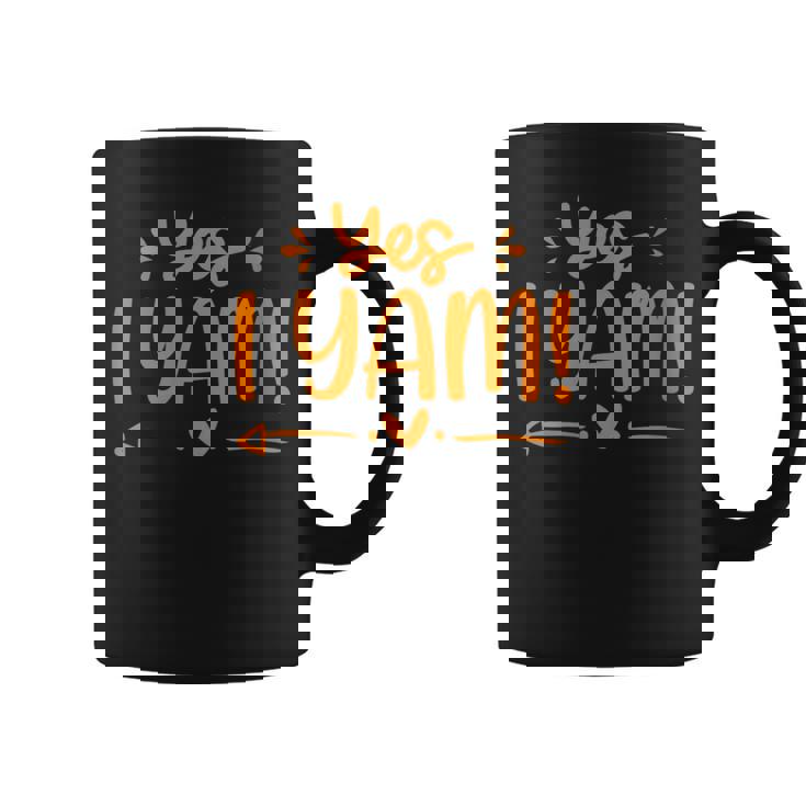 Yes I Yam She's My Sweet Potato Couple Matching Thanksgiving Coffee Mug