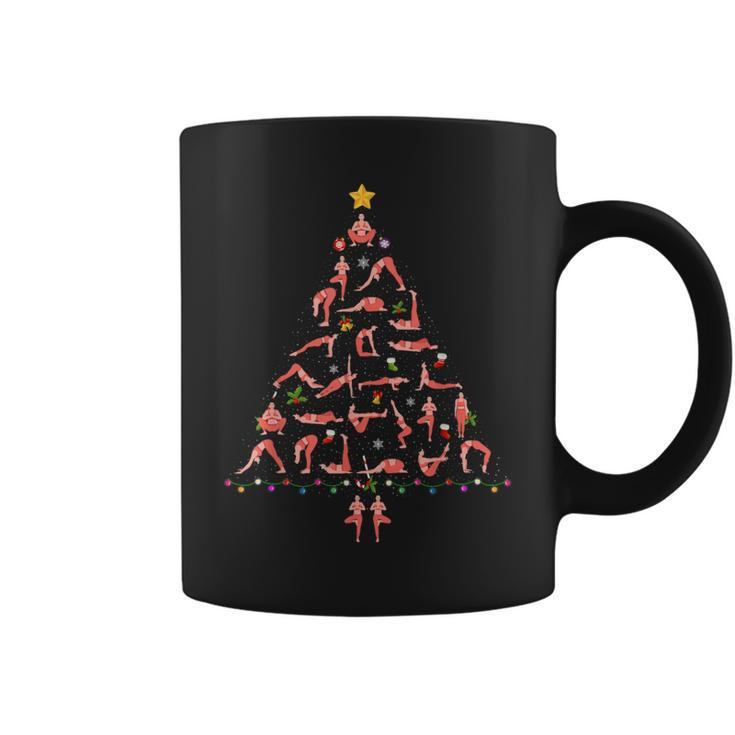 Yoga Christmas Tree Ugly Christmas Sweater Coffee Mug