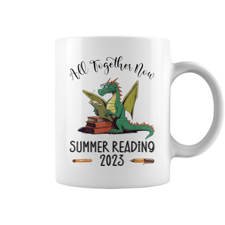 All Together Now Summer Reading 2023 Book Dragon Read Book Coffee Mug