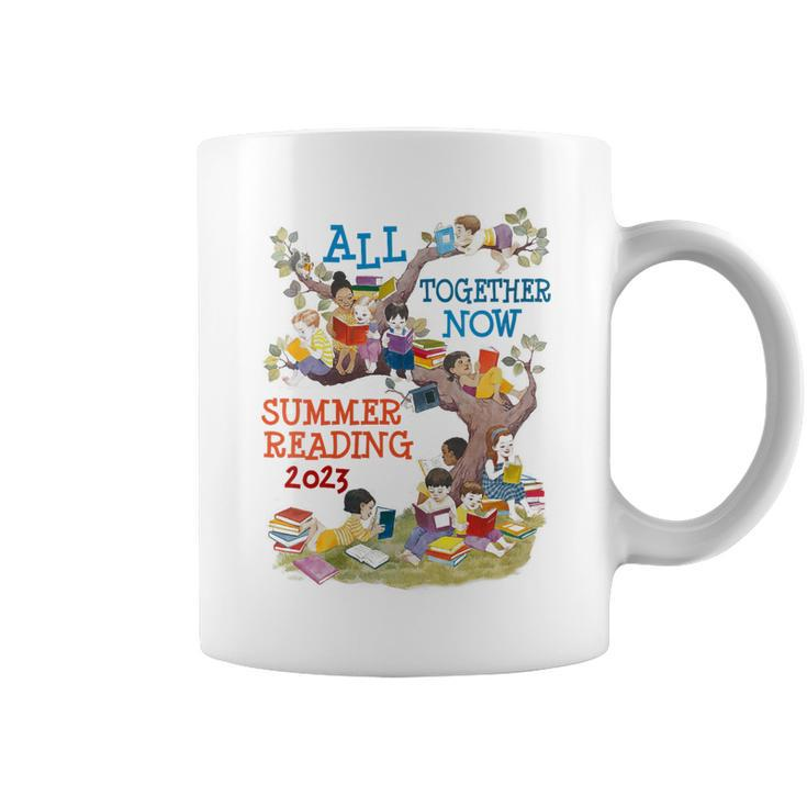 All Together Now Summer Reading 2023 Tree Books Librarian Coffee Mug
