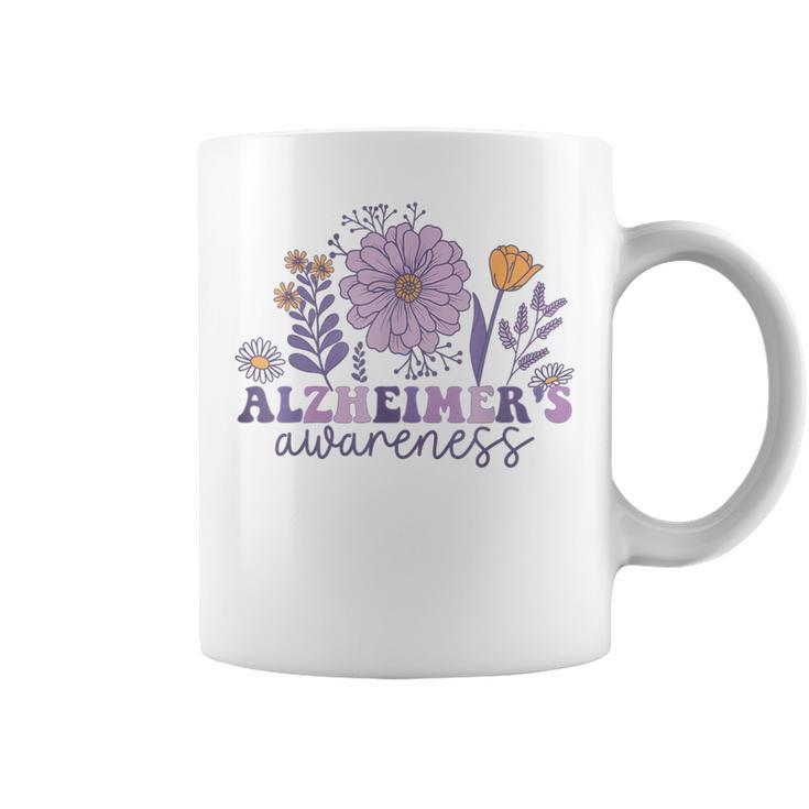 Alzheimer Alzheimers Awareness Dementia Awareness Retro Coffee Mug
