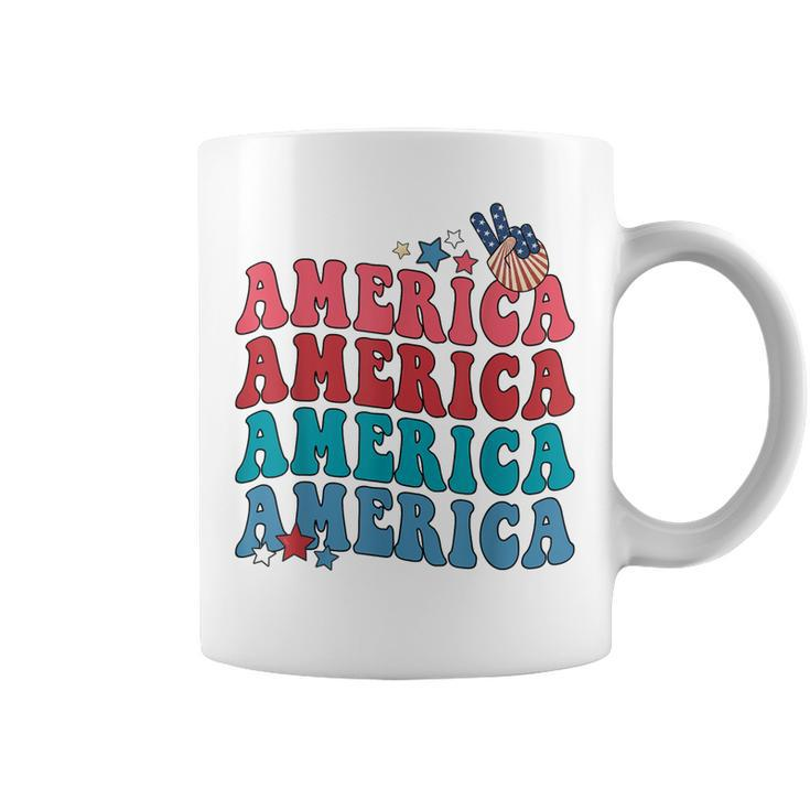 America Patriotic 4Th Fourth Of July Independence Day  Coffee Mug