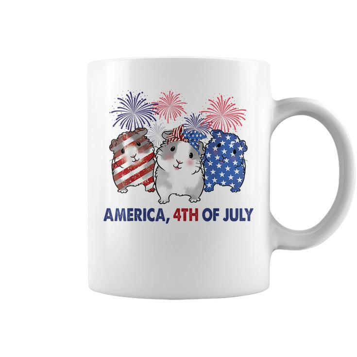 American Flag 4Th Of July America Guinea Pig Men Women Kid  Gifts For Pig Lovers Funny Gifts Coffee Mug