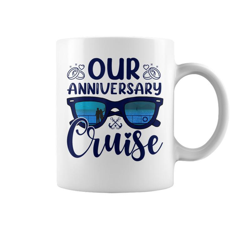Our Anniversary Cruise Trip Wedding Husband Wife Couple Coffee Mug