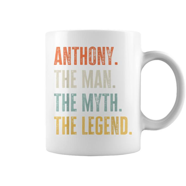 Anthony Man Myth Legend Funny Best Name Anthony Coffee Mug