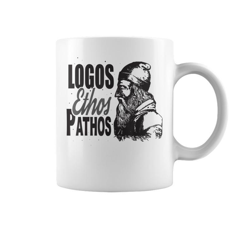 Aristotle Logos Ethos Pathos Greek Philosophy Speech Coffee Mug