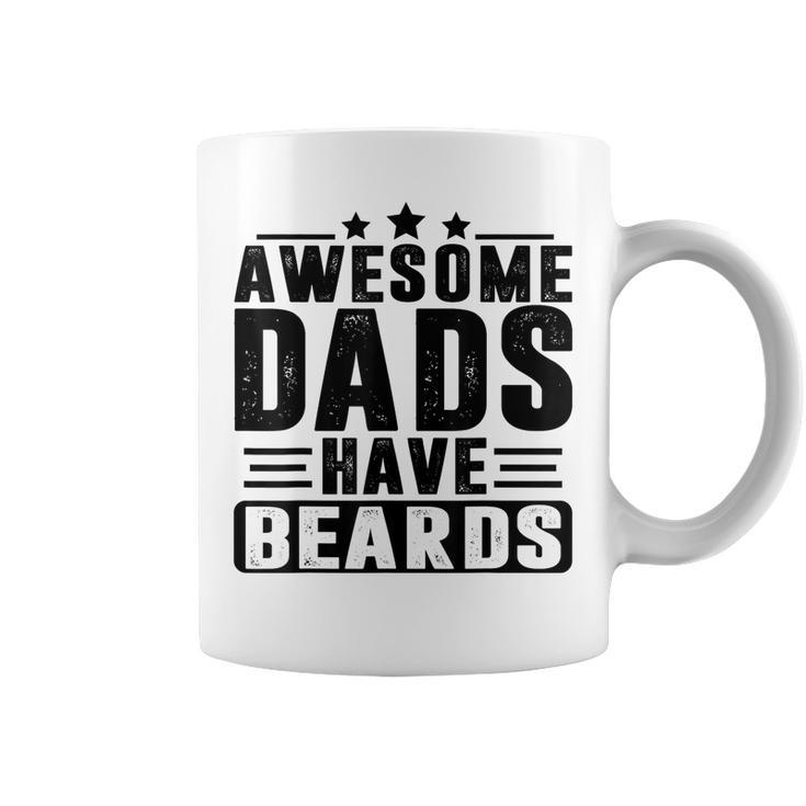 Awesome Dads Have Beards Fathers Day  Coffee Mug