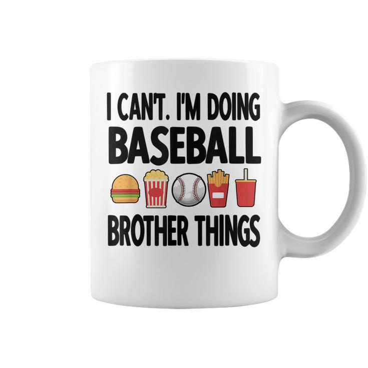 Baseball Brother Things Proud Baseball Player Bro Funny Gifts For Brothers Coffee Mug