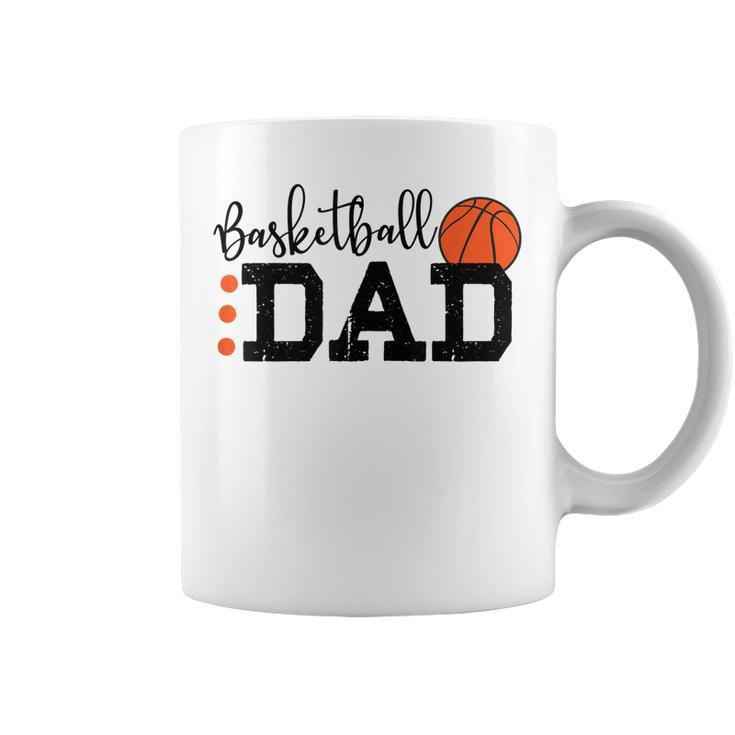 Basketball Dad Sport Lovers Happy Fathers Day  Coffee Mug