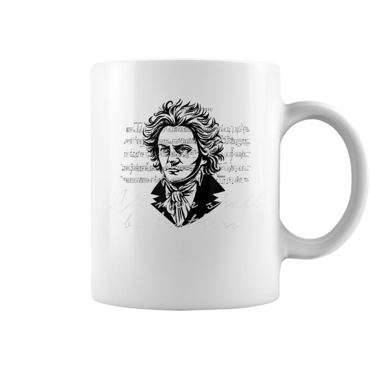 Beethoven 9Th Symphony Ode To Joy All Shall Be Brothers Coffee Mug