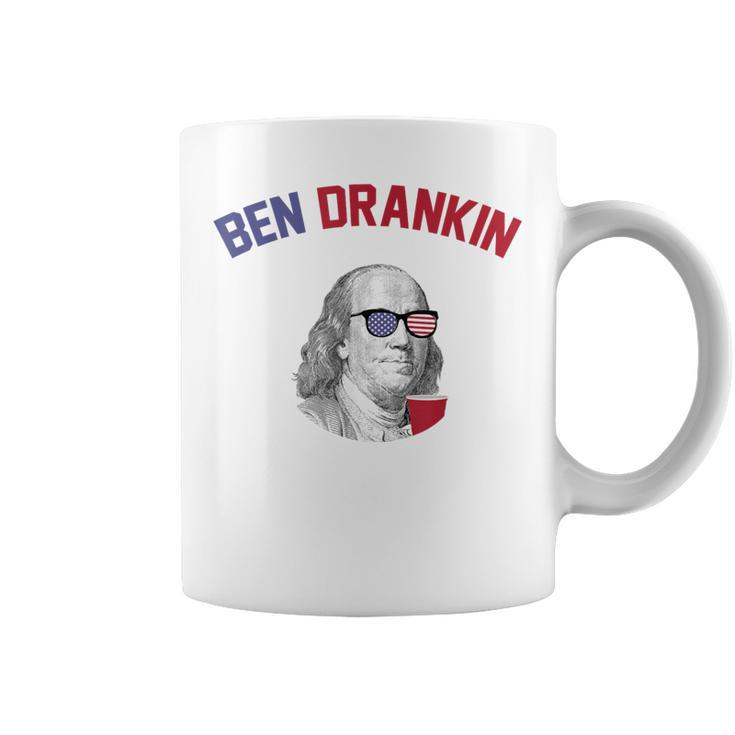 Ben Drankin T Fourth Of July Patriotic Drinking Beer Coffee Mug