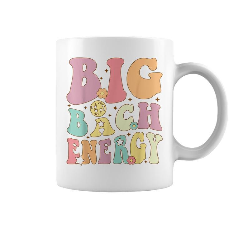 Big Bach Energy Bride Bridesmaid Groovy Bachelorette Party Coffee Mug