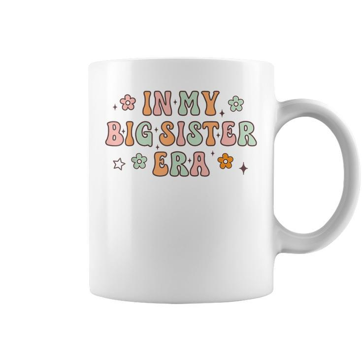 In My Big Sister Era Groovy Cute Big Sis Coffee Mug
