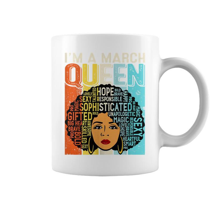 Birthday Junenth Queen Black History March Girls Retro Coffee Mug