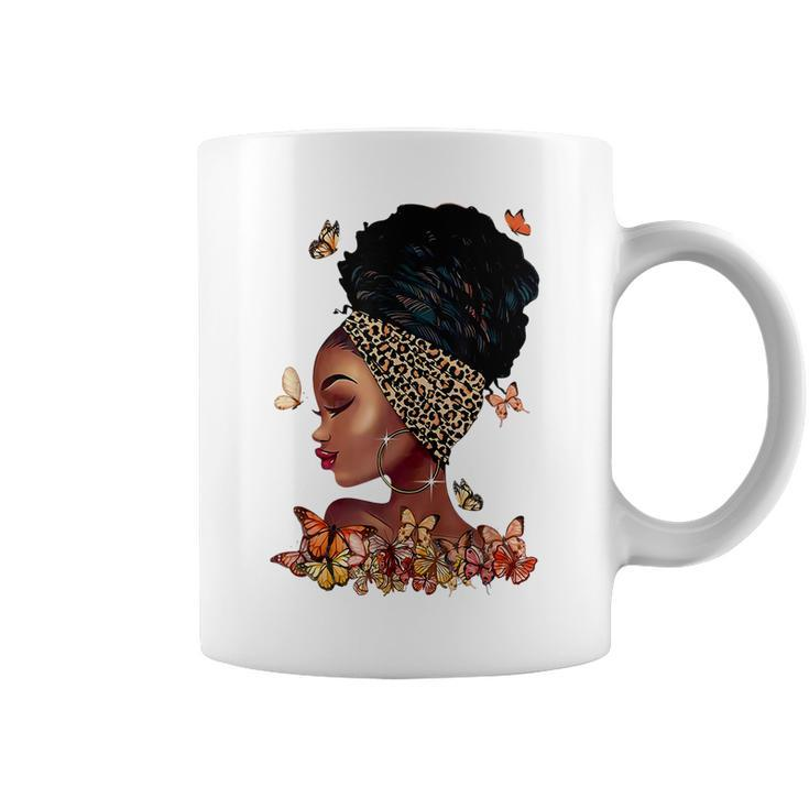 Black Girl Magic Afro Melanin Queen African American Coffee Mug