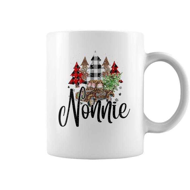 Blessed Nonnie Christmas Truck Grandma Coffee Mug