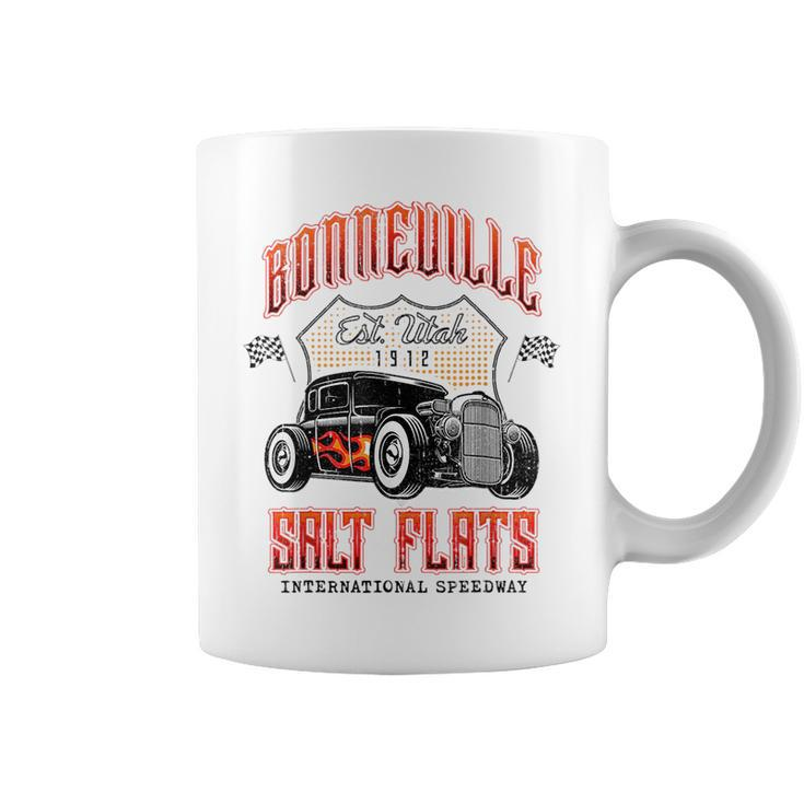 Bonneville Salt Flats Vintage Retro Hot Rod Race Car Salt Funny Gifts Coffee Mug