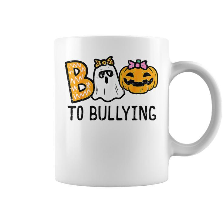 Boo Anti Bullying Halloween Orange Unity Day Girls Coffee Mug