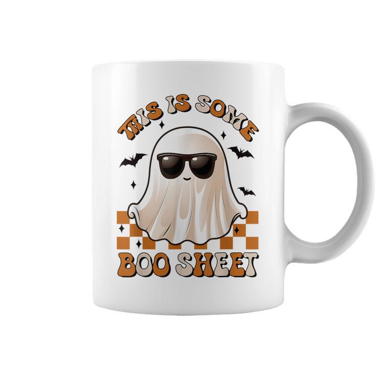 This Is Some Boo Sheet Ghost Halloween Costume Coffee Mug