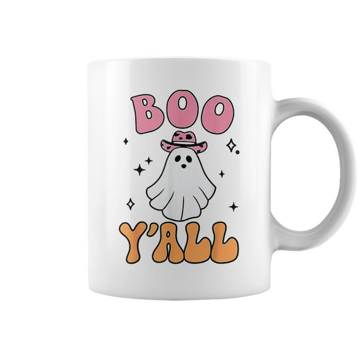 Boo Y’All Country Western Ghost Halloween 2023 Coffee Mug