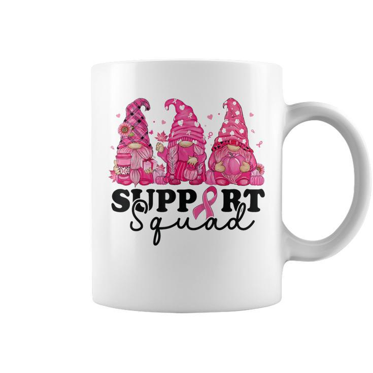 Breast Cancer Awareness For Gnomes Support Squad Coffee Mug