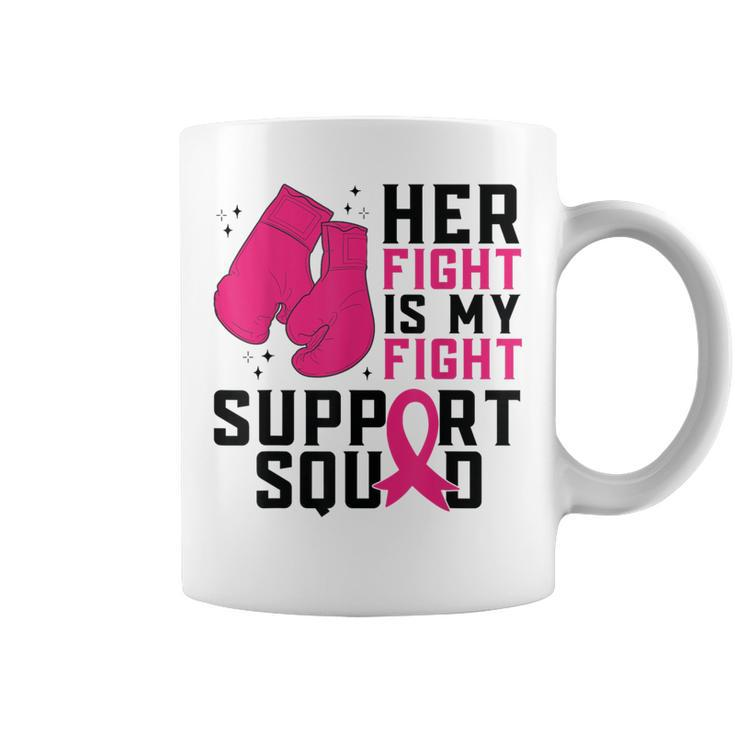 Breast Cancer Awareness Husband Support Squad Coffee Mug