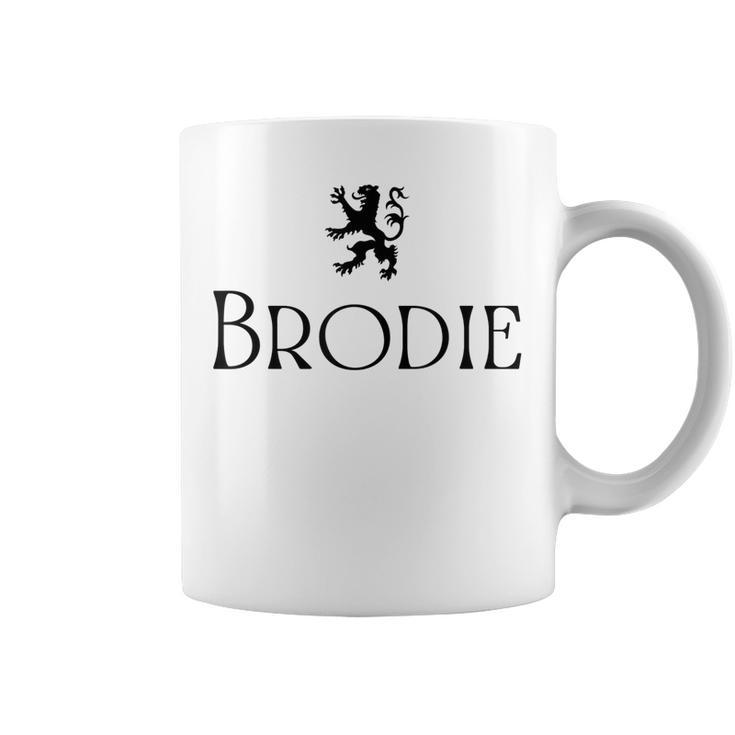 Brodie Clan Scottish Family Name Scotland Heraldry Coffee Mug Mazezy