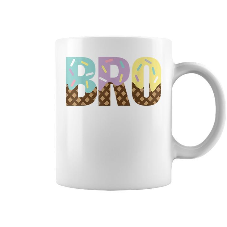 Brother Of The Sweet One Ice Cream 1St First Birthday Family  Coffee Mug