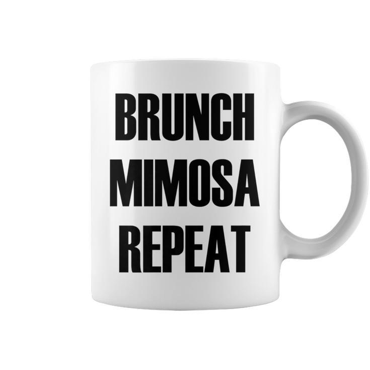 Brunch Mimosa Repeat Popular Quote Coffee Mug