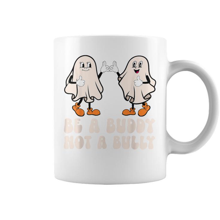 Be A Buddy Not A Bully Ghost Unity Halloween Anti Bullying Coffee Mug