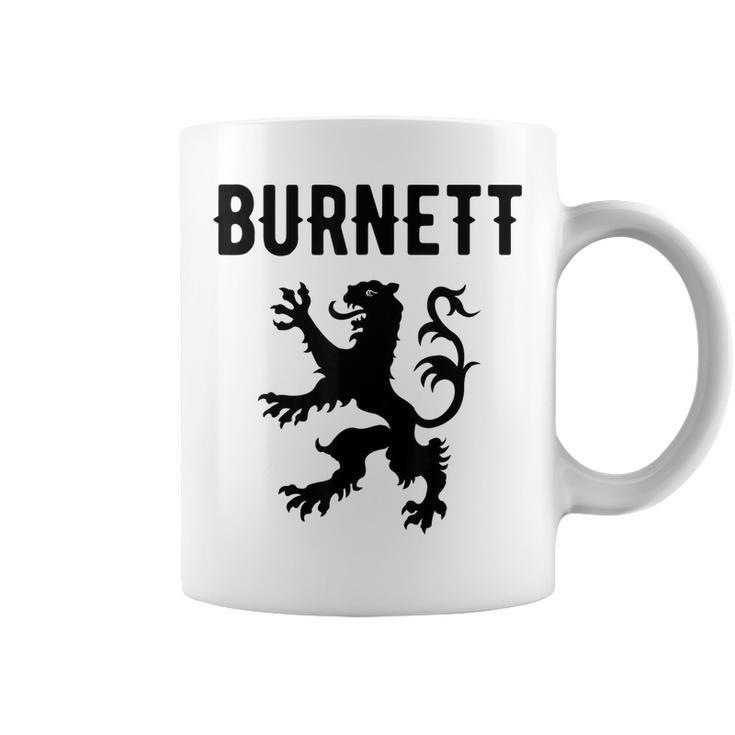 Burnett Clan Scottish Family Name Scotland Heraldry Coffee Mug