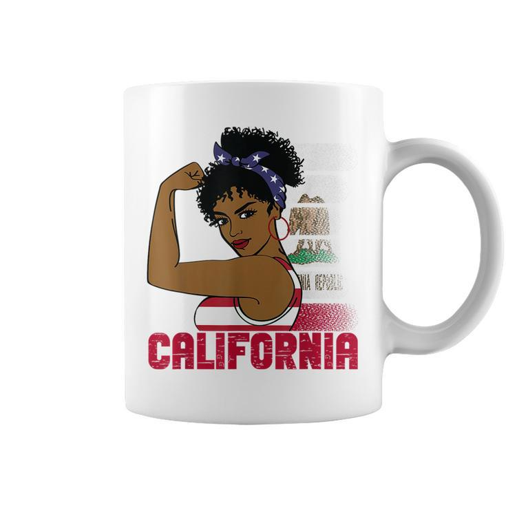 California Flag Girl California Flag State Pride Coffee Mug