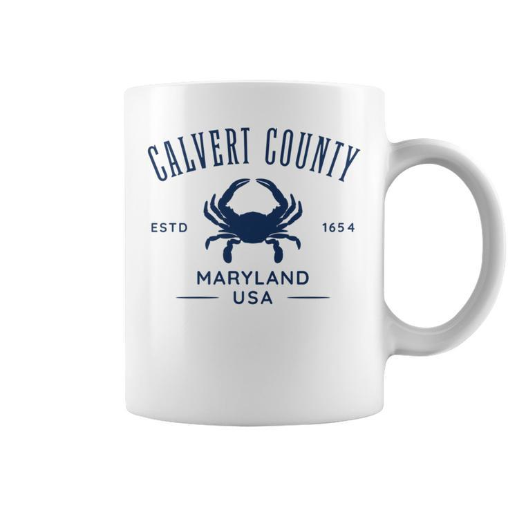 Calvert County Maryland Usa Crab Coffee Mug